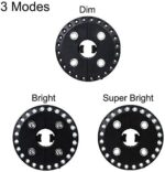 LED Sonnenschirm Beleuchtung Licht Hell Sonnenschirmbeleuchtung mit 3 Modi Batterie betrieben für Garten Party – Bild 3