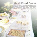 Homealexa Fliegenhaube, 6er Set Abdeckhaube für Essen, Faltbare Kuchenabdeckung Fliegenschirm Lebensmittel Abdeckung, Perfekter Fliegen-Schutz für Essen, Obst, Picknick, BBQ – Bild 6