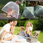 Homealexa Fliegenhaube, 6er Set Abdeckhaube für Essen, Faltbare Kuchenabdeckung Fliegenschirm Lebensmittel Abdeckung, Perfekter Fliegen-Schutz für Essen, Obst, Picknick, BBQ – Bild 2