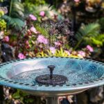 AISITIN Solar Springbrunnen für Aussen 2023 Verbesserter, Solarbrunnen für Draussen mit 6 Sprüh Effekten, Solar Teichpumpe Solar Schwimmender Fontäne Pumpe für Garten, Teich, VogelBad, Wasserspiel – Bild 6