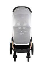MoMi ESTELLE DAKAR Kinderwagen ab 6. Monat (bis 22 kg), klappbarer Buggy mit 5-Punkt-Sicherheitsgurt, Einkaufskorb Liegefunktion, Teleskop-Stange zu Ziehen, steht nach Zusammenklappen Leopard – Bild 20