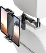 TRYONE Tablet Halterung Auto, Tablet Halter Kopfstütze - Ausziehbare KFZ-Kopfstützenhalterung für iPad iPhone Serie/Samsung Galaxy Tabs/Kindle Fire HD/Switch usw. 4,4-11 Zoll Geräte