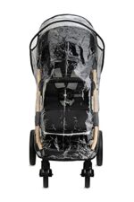 MoMi ESTELLE DAKAR Kinderwagen ab 6. Monat (bis 22 kg), klappbarer Buggy mit 5-Punkt-Sicherheitsgurt, Einkaufskorb Liegefunktion, Teleskop-Stange zu Ziehen, steht nach Zusammenklappen Leopard – Bild 19