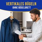Rolipo Dampfglätter, 400ML Steamer Wassertank Dampfbürste Faltenentferner, für Zuhause, Büro, Reisen – Bild 8