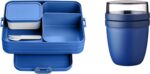 Mepal Bento Brotdose Large mit Fächern – Lunchbox für Snacks & Sandwiches, inkl. Lunchpot Set – Bild 4