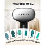 HOMEASY Reise Dampfglätter Steamer Dampfglätter 110ml Reisebügeleisen 800W