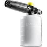Kärcher FJ 6 Schaumdüse (Behältervolumen 0,6 l, manuell regulierbarer Reinigungsmittelverbrauch, transparenter Behälter, kompatibel für alle Hochdruckreiniger K2 - K7)