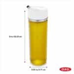 OXO Good Grips Präzisionsölspender aus Glas, Profi-Quetschflasche, Salatdressing-Shaker – Bild 2