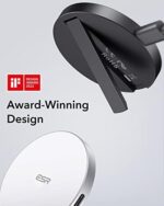 ESR HaloLock Kabelloses Ständer Ladegerät, Kompatibel mit MagSafe/iPhone 14/14 Plus/14 Pro/14 Pro Max and iPhone 13/12 Series/Magnetischer Hülle, 1,5m USB-C Schnellladekabel, Kein Adapter – Bild 2