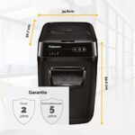 Fellowes Auto-Feed 150C Partikelschnitt Aktenvernichter (P-4), 150 Blatt, für 1-3 Nutzer im Büro oder Home Office mit SilentShred, geeignet zur Datenschutz-Grundverordnung – Bild 7
