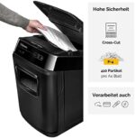 Fellowes Auto-Feed 150C Partikelschnitt Aktenvernichter (P-4), 150 Blatt, für 1-3 Nutzer im Büro oder Home Office mit SilentShred, geeignet zur Datenschutz-Grundverordnung – Bild 4