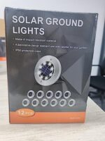FLOWood Solar Bodenleuchte Solarleuchte für Garten Solar Aussenleuchte 8 LEDs wasserdicht Edelstahl + Kunststoff – Bild 12
