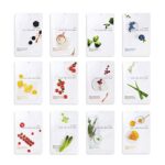 EUNYUL Daily Care Gesichtstuchmasken 12 Typen 22 ml x 10-12 Stück Koreanische Hautpflege Hypoallergenes Tencel-Blatt & natürliche Inhaltsstoffe