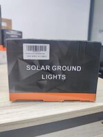 FLOWood Solar Bodenleuchte Solarleuchte für Garten Solar Aussenleuchte 8 LEDs wasserdicht Edelstahl + Kunststoff – Bild 8