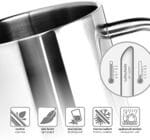 com-four® 2x Edelstahl Thermobecher - 300 ml je Becher - Isolierbecher doppelwandig - Kaffeetasse bruchsicher - Thermo-Trinkbecher - Camping Becher - Tasse - BPA-frei – Bild 6