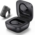 Tik Tok Fingerspitzen Seitenwender Bluetooth Fernbedienung Scrolling Ring Wiederaufladbare Wireless Kamera Fernauslöser Selfie Taste Controller mit Ladehülle für iOS/Android