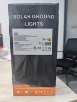 FLOWood Solar Bodenleuchte Solarleuchte für Garten Solar Aussenleuchte 8 LEDs wasserdicht Edelstahl + Kunststoff – Bild 9