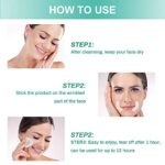 Gesicht Patches,Facial Patches,Anti Falten Stirn Pad,Gesichts Antifaltenpflaster,Anti Aging Gesichts Anti-Falten-Patches,Stirn Falten Patches,Augen-Falten-Patches,Wiederverwendbare Stirn Falten Pads – Bild 3