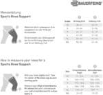 Bauerfeind Kniebandage „Knee Support“ mit Silikonring, Rechts & links tragbar – Bild 4