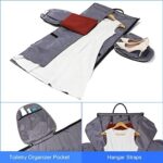 Umwandelbare Kleidersäcke für Damen für Reisen, Modoker Wasserdichter Handgepäck-Kleidersack Kleidersack – 2-in-1-Hängekoffer-Anzug-Reisegepäcktasche – Bild 3