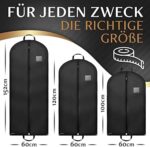 Bruce.® Optimierte Materialstärke von 120 GSM I Hochwertige Kleiderhülle für Anzug und Kleid I Atmungsaktive Anzugtasche für Reisen – Bild 6