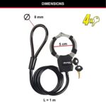 MASTER LOCK – Ideal für Scooter Roller, Fahrrad, Kinderwagen, Sportausrüstung – Bild 5
