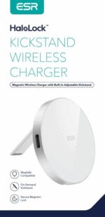 ESR HaloLock Kabelloses Ständer Ladegerät, Kompatibel mit MagSafe/iPhone 14/14 Plus/14 Pro/14 Pro Max and iPhone 13/12 Series/Magnetischer Hülle, 1,5m USB-C Schnellladekabel, Kein Adapter – Bild 9