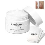 LANBENA Mitesser-Maske, Nasenpflanzen-Porenstreifen, Mitesser-Entferner-Maske, Peel-off-Maske, Gesichtsporenreiniger, reinigende Gesichtsmaske, Nasenporenstreifen