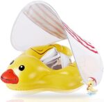 EDWEKIN® Baby Schwimmring mit Sonnendach – Schwimmhilfe & Schwimmtrainer für Babys & Kleinkinder