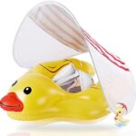 EDWEKIN® Baby Schwimmring mit Sonnendach – Schwimmhilfe & Schwimmtrainer für Babys & Kleinkinder