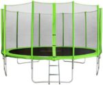 Gartentrampolin Kindertrampolin - Trampolin für den Garten, Outdoor-Trampolin, Komplett-Set inkl. Leiter, Sicherheitsnetz & Abdeckung, versch. Farben/Grössen SixBros. SixJump