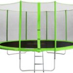 Gartentrampolin Kindertrampolin - Trampolin für den Garten, Outdoor-Trampolin, Komplett-Set inkl. Leiter, Sicherheitsnetz & Abdeckung, versch. Farben/Grössen SixBros. SixJump