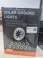 FLOWood Solar Bodenleuchte Solarleuchte für Garten Solar Aussenleuchte 8 LEDs wasserdicht Edelstahl + Kunststoff – Bild 10