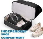ETRONIK Reisetasche für Frauen, Gym Duffel Bag mit USB-Ladeanschluss, Weekender Overnight Bag mit Nassfach und Schuhfach für Frauen Travel Gym täglichen Gebrauch – Bild 4