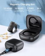 Tik Tok Fingerspitzen Seitenwender Bluetooth Fernbedienung Scrolling Ring Wiederaufladbare Wireless Kamera Fernauslöser Selfie Taste Controller mit Ladehülle für iOS/Android – Bild 4