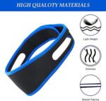 Anti Schnarchen Kinnriemen, Anti Snoring Chin Strap, Antischnarch Band, Schnarchstopper Anti Schnarchen, Schnarchlösung, Für Schnarchen, Reduktion Snore Relief Kinnriemen – Bild 2