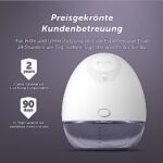 Elvie Pump – Elektrische Milchpumpe für leichtes Abpumpen, bequeme, tragbare Stillpumpe, mit App-Funktion, um den Abpump-Verlauf zu verfolgen… – Bild 7