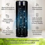 Klarstein 4-in-1 Luftkühler – Mobiles Klimagerät mit Ventilator, Luftbefeuchter & Nachtmodus – Bild 3