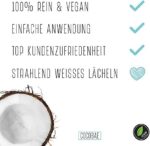 COCOBAE ® Teeth Whitening - Aktivkohle Pulver Aus Kokosnuss Kohle Für Weisse Zähne – Natürliche Zahnaufhellung - Aktivkohle Zähne - Zähne weisser machen - Activated Charcoal Powder – Bild 7
