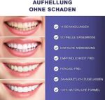 MySmile Zahnaufhellungsstreifen - 28 Whitening Strips zur Zahnaufhellung- Peroxid frei teeth whitening-Sicher für den Zahnschmelz - 14 Sitzungen teeth whitening strips – Bild 4