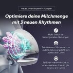 Elvie Pump – Elektrische Milchpumpe für leichtes Abpumpen, bequeme, tragbare Stillpumpe, mit App-Funktion, um den Abpump-Verlauf zu verfolgen… – Bild 2