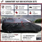 WALSER Hagelschutz Abdeckplane Auto, Auszeichnung Sehr Gut* Auto Hagelschutzplane, Abdeckplane Auto Premium Hybrid, Autogarage Abdeckung, Abdeckung Auto 100% Polyester – Bild 7