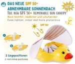 EDWEKIN® Baby Schwimmring mit Sonnendach – Schwimmhilfe & Schwimmtrainer für Babys & Kleinkinder – Bild 4