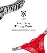 Victoria's Secret Shine Strap Tanga Unterwäsche für Damen, sehr sexy Kollektion (XS-XXL) – Bild 4