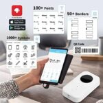 Phomemo D30 Mini Beschriftungsgerät Selbstklebend Bluetooth Etikettiergerät selbstklebend Etikettendrucker Labeldrucker,Geeignet für Zuhause,Schule,Büro,Label maker für Smartphones und Tablets – Bild 5