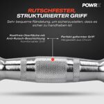 POWRX Hexagon Kurzhanteln gummiert | Hantel-Set – Bild 4
