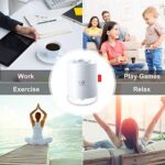 Luftbefeuchter Schlafzimmer, Vintoney 500ML USB Raumbefeuchter Humidifier Kinderzimmer Pflanzen Humidifiers Luftfeuchter Air Ultraschall Leise Tragbarer Mini für Haus Yoga Büro+2 Filter – Bild 6