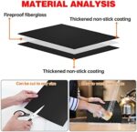 SPGOOD BBQ Grillmatte, Antihaft Teflon Grillmatten Grillplatte Gasgrill, Backpapier Wiederverwendbar,für Holzkohlegrill, Elektronischen Grill, Backofen, PFOA-Frei – Bild 3