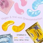Grace &Stella - Augenpads Gegen Augenringe, Eye Pads Reduzieren Dunkle Augenringe, Augenpads Gegen Tränensäcke und Falten, Kühlende und Erfrischende Augen Pads Masken, Gel-Eyepads – Bild 5