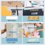 Phomemo D30 Mini Beschriftungsgerät Selbstklebend Bluetooth Etikettiergerät selbstklebend Etikettendrucker Labeldrucker,Geeignet für Zuhause,Schule,Büro,Label maker für Smartphones und Tablets – Bild 8